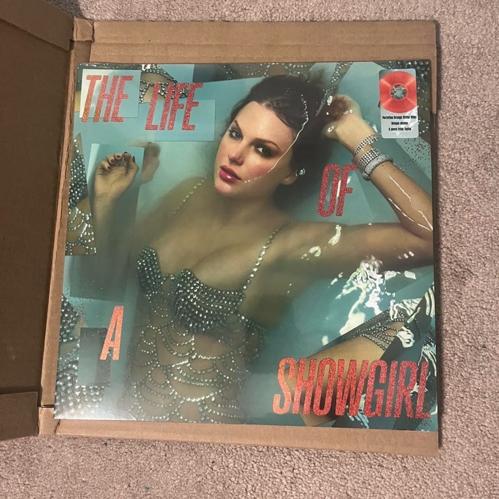 The Life of a Showgirl Vinyl Record